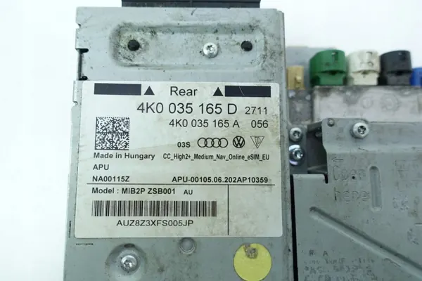 Lecteur Multimédia Navigation Audi OEM 4K0035165D image 6