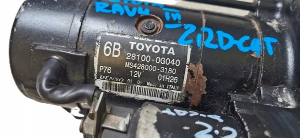 Arrancador TOYOTA RAV4 III 2.2 D-CAT Original 281000G040 image 3