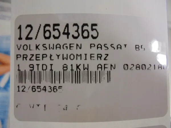 Luftmengenmesser VOLKSWAGEN PASSAT B5 image 6