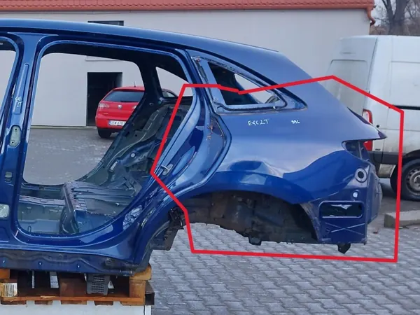 MERCEDESEQCBŁT Para-lamas traseiro esquerdo Mercedes EQC 400 image 2