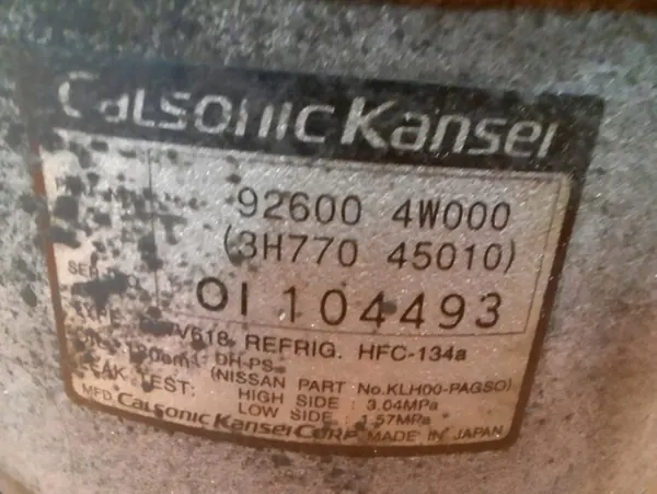 Compressore AC Nissan Pathfinder II R50 99-04 926004W000 image 6