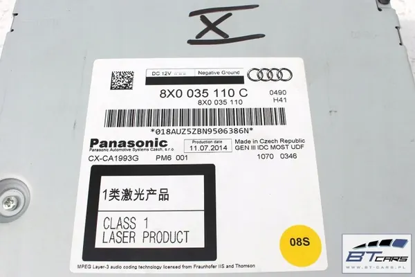 Changer CD Audi OEM bt-cars-14232 - 6 disques image 6