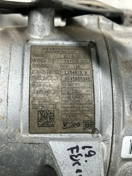 Compressore aria condizionata Subaru OE 73111SJ030 image 9