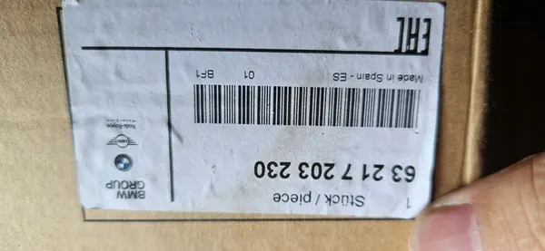 Faros Derecho BMW OE 7203230 63217203230 image 6