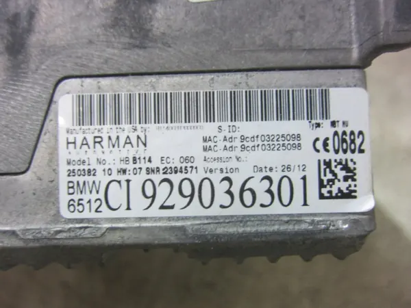 Módulo Leitor Navegação BMW NBT OEM 9289616 image 9