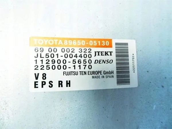 Module de puissance Toyota Avensis III T27 2009-2015 OEM 89650-05130 image 2