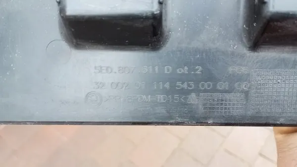 Framstötfångardäck Skoda Octavia 3 III 2017-2020 image 3