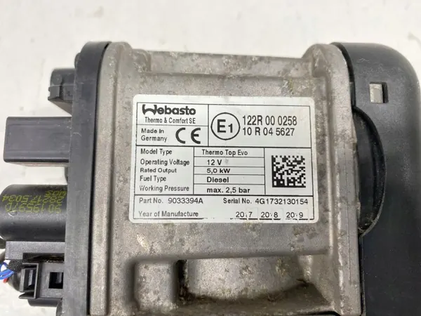 Webasto Thermo Top EVO Diesel Lämmitin VW Golf 7 image 4
