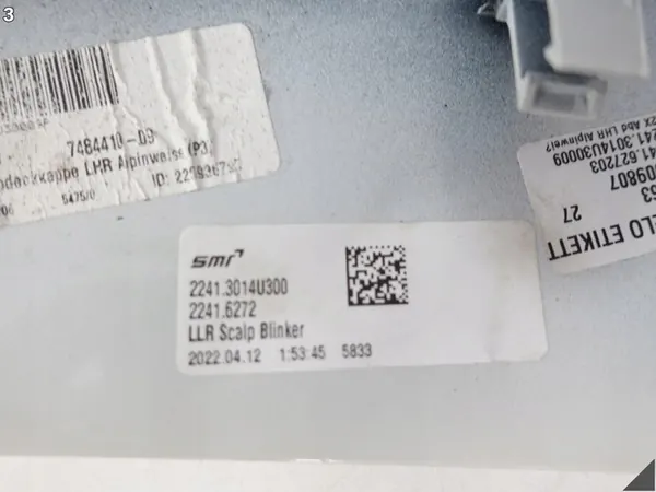 BMW 3 G20 G21 TOURING 18- Oikea Peilinkotelo 7484410 image 4