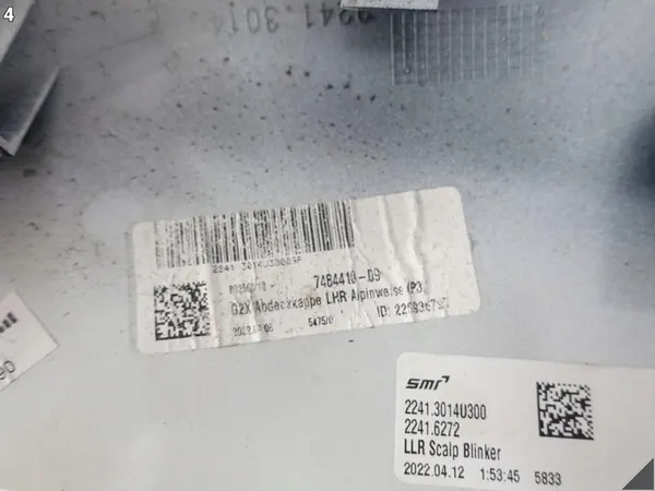 BMW 3 G20 G21 TOURING 18- Oikea Peilinkotelo 7484410 image 5