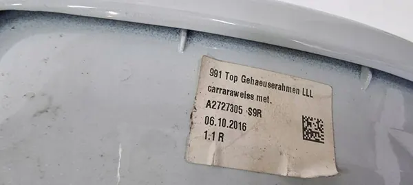 Porsche 911 Carrera 991 Vasen Peilipeite OEM A2727335 image 5