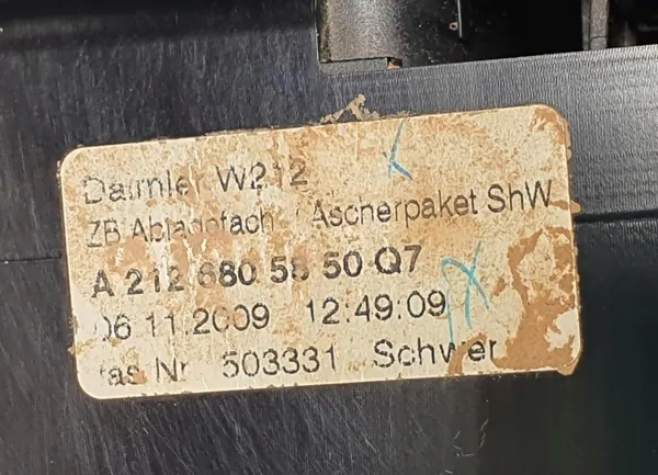Mercedes W212 Aschenbecher OEM A2126805850 - Gebraucht image 8