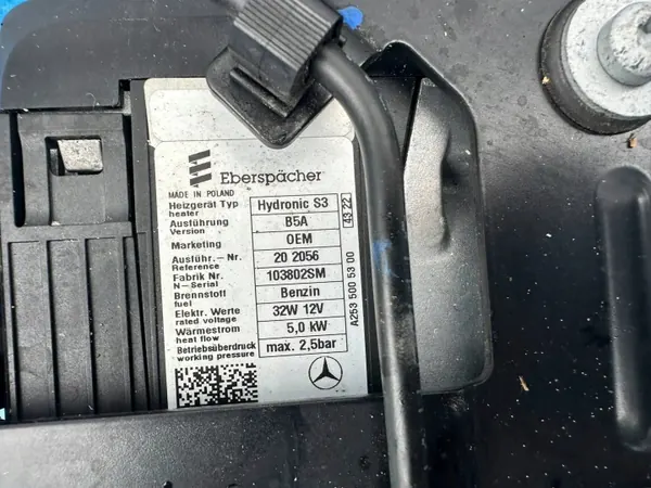 Webasto Lämmitys OEM A2535005300 Mercedes-Benz CLS:lle image 6