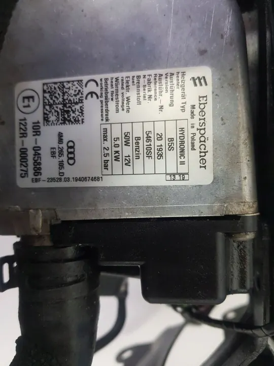 Audi A6 C8 Webasto Heizung OEM 4K0265081K image 8