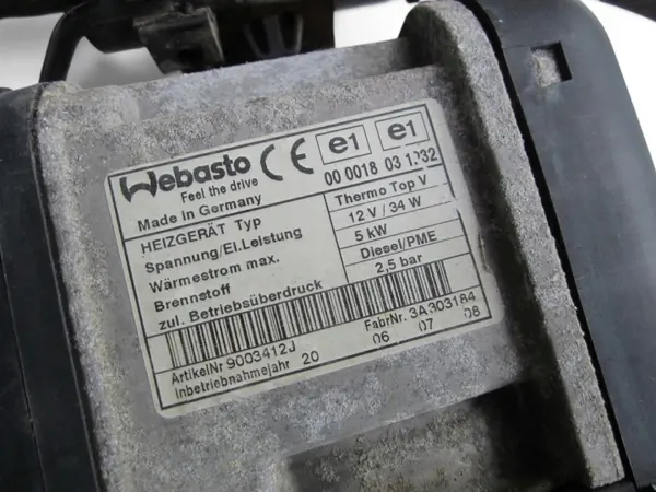 Webasto Dieselverwarming OEM A1645001598 Mercedes GL image 4