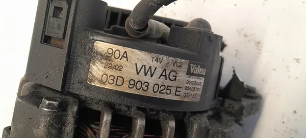 VW POLO IV 9N 1.2 Vaihtovirtageneraattori 03D903025E image 4