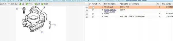 Drosselklappe 8 Pin Saab 9-3 II 02-06 1.8t 2.0t 2.0T AERO image 6