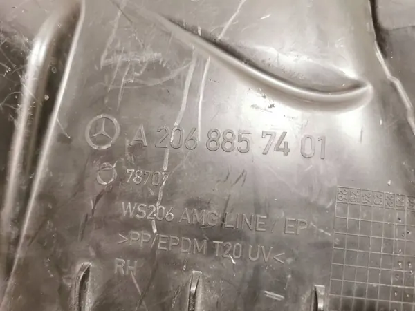 MERCEDES C-KLASA W206 AMG LINE Deslizamento dianteiro direito A2068857401 image 10