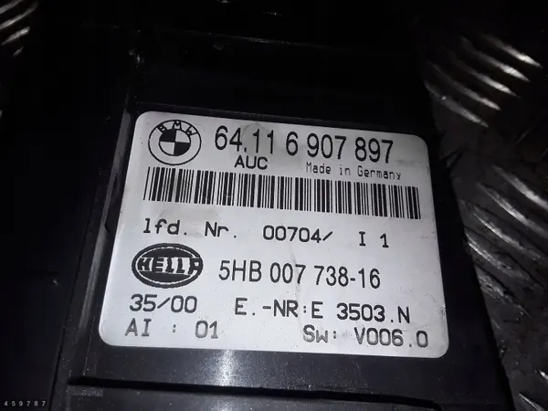 BMW Klimasteuergerät OEM 64116907897 - Gebraucht image 3
