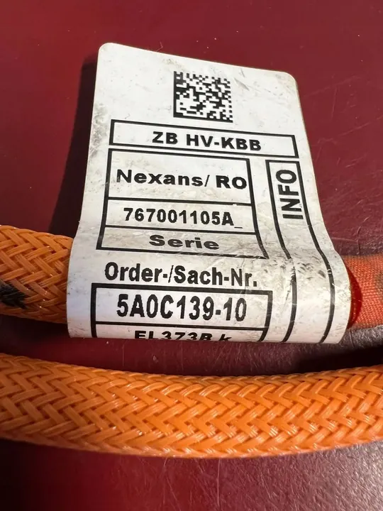 Cabo de alta tensão BMW iX 2024 5A0C138 image 4