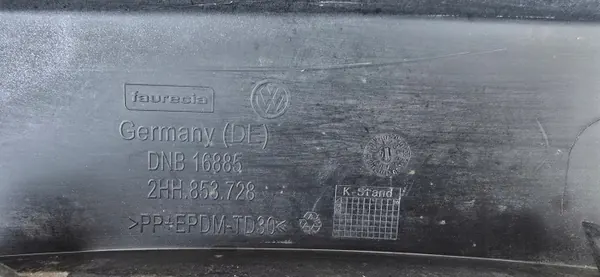 VW Amarok Etu oikea puskurin lista OEM 2HH853728 image 8