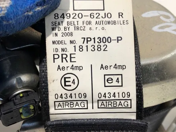 Front Right Seat Belt Suzuki Swift III 84920-62J0 image 4