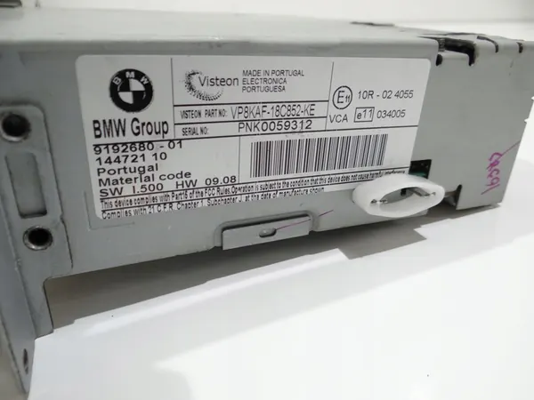 BMW 5 E60 E61 2008 Radio CD/DVD/GPS 9192680 image 6