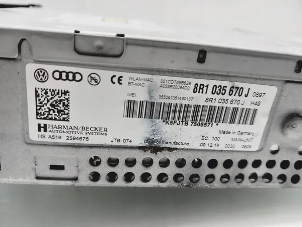 Audi CD/DVD-wisselaar OEM 8R1035670J - Gebruikt image 5
