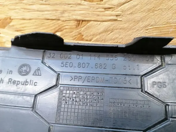 Griglia Paraurti Anteriore Destra Skoda Octavia 3 III 5E 2017-2020 image 3