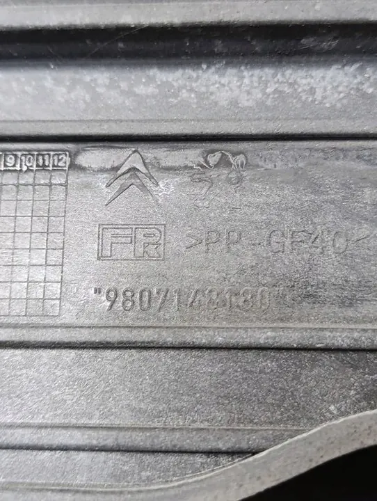 Peugeot 308 II T9 travetto di rinforzo superiore OEM 9807148180 image 3