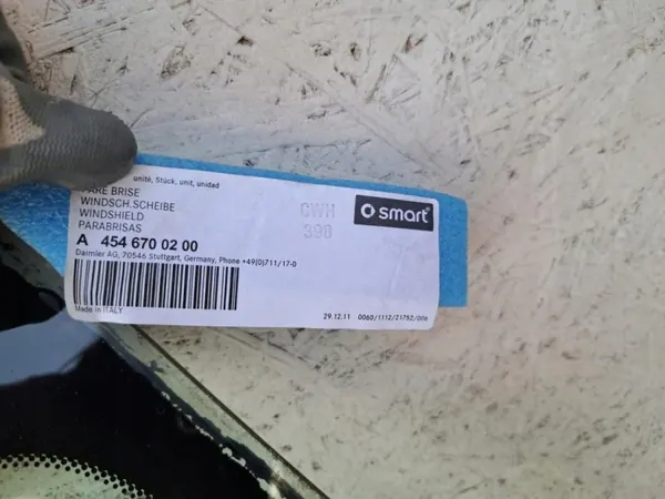 SMART FORFOUR OEM 4546700000 Frontscheibe image 3
