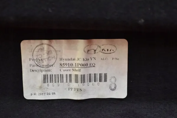 OEM 85910-1P000 bagageutrymmeshylla för Kia Venga 2010-2014 image 7
