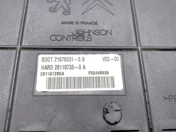 BSI-modul OEM 9663510180 för Citroen C4 Picasso image 6