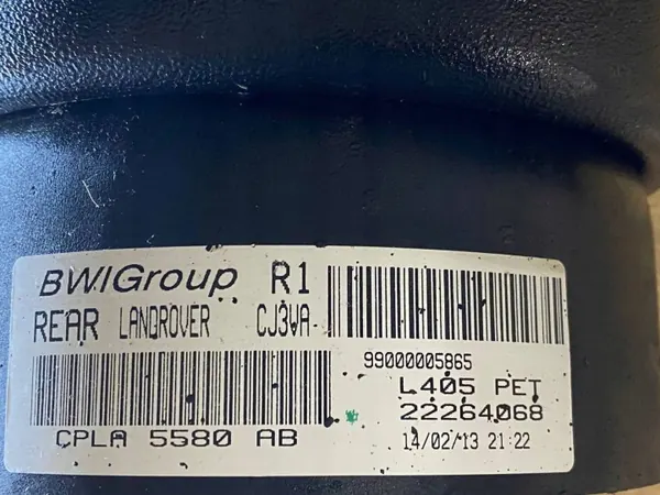 CPLA5580AB Bakre luftfjädring för Range Rover Sport L494 image 5