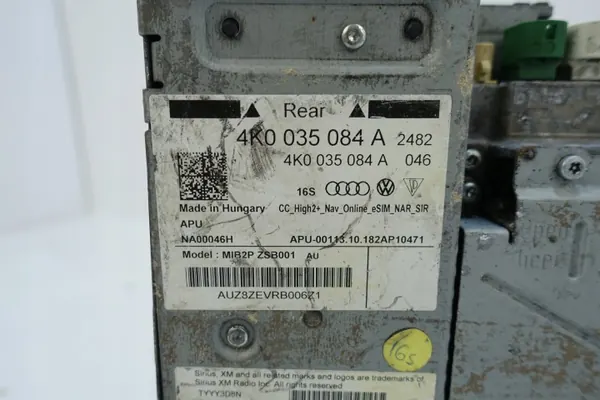 Módulo Navegación Audi MIB2 OEM 4K0035064A image 8