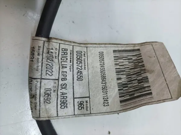 Câble de frein gauche avant OEM 00505724550 Alfa Romeo image 3