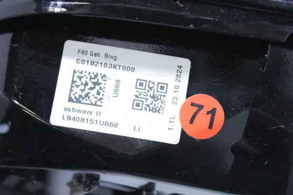 Spiegelbevestigingsring links OEM 9879143 BMW F40 F44 image 7