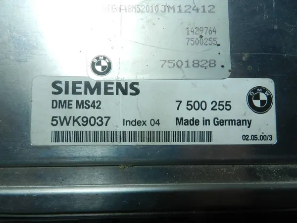 Motorstyrningsenhet BMW 3 E46 2.8i 328i 5WK9037 image 7