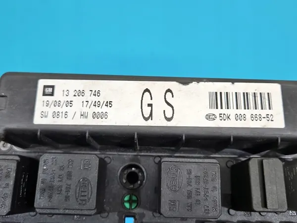 Zekeringkast Opel Zafira B 5DK008668-52 13206746 image 3