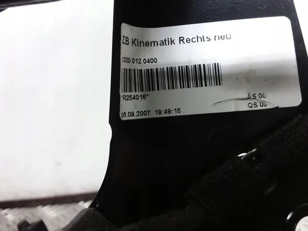 2007 Opel Astra H Dobradiça de Teto Cabrio 13300120400 image 5