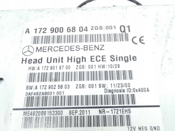 OEM A1729006804 CD Navi Radio voor Mercedes SLK R172 image 4
