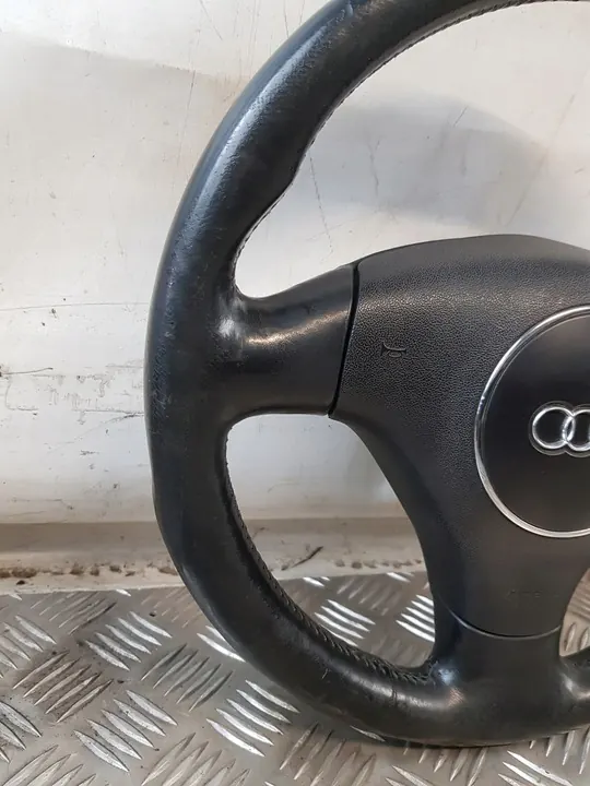 Volante de couro Audi A3 A6 A4 8Z0419091D 8E0124A image 6