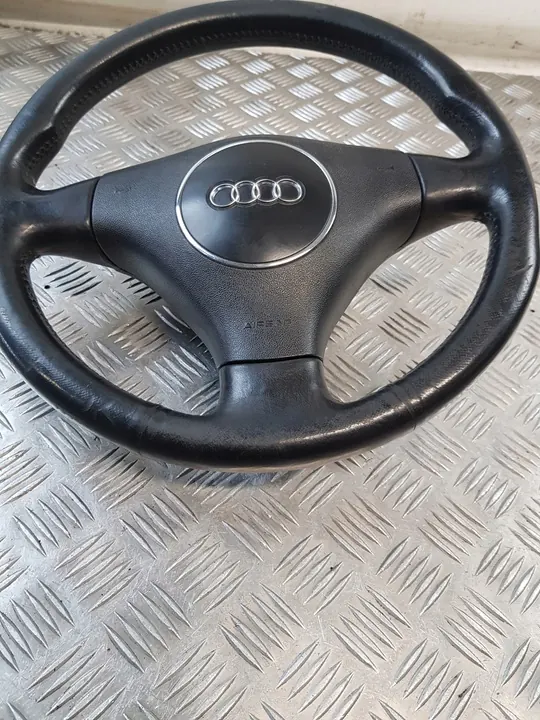 Volante de couro Audi A3 A6 A4 8Z0419091D 8E0124A image 8