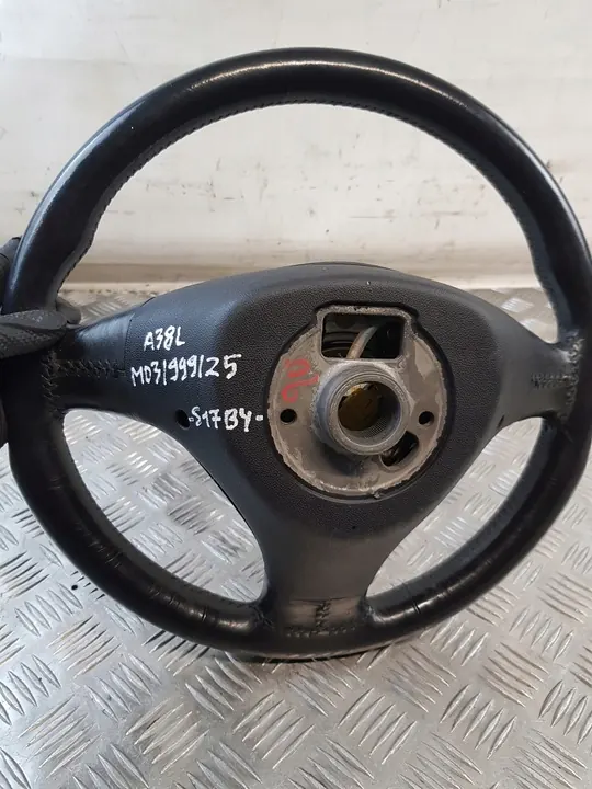 Volante de couro Audi A3 A6 A4 8Z0419091D 8E0124A image 9