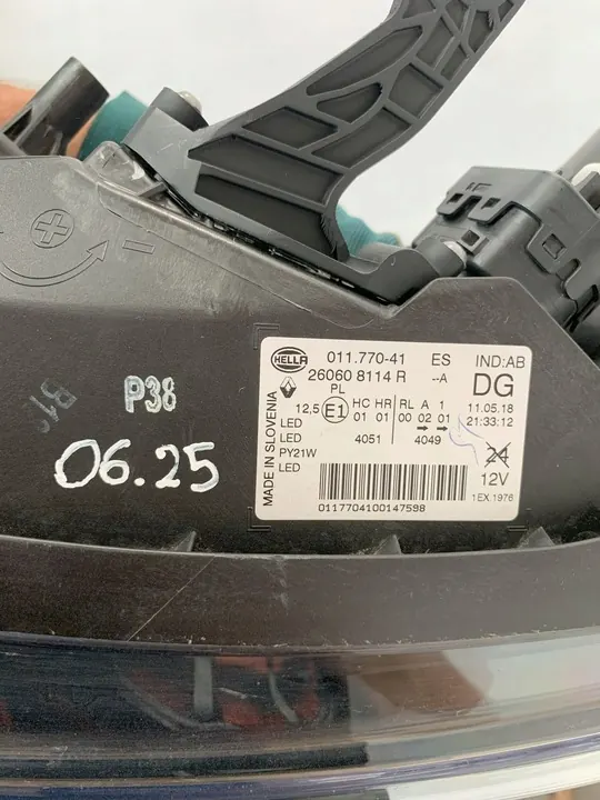 Vasen ajovalaisin Renault Kadjar Led Pure Vision 18-22r Lift 260608114R image 4