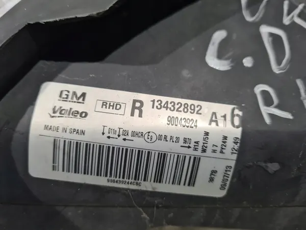 Faro derecho OEM 13432892 para Opel Corsa D Lift image 7