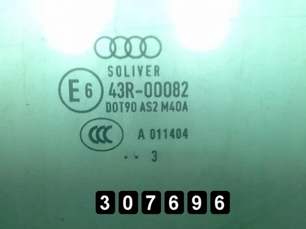 Audi A1 dörrglas OEM AM-307696 - Begagnad image 3
