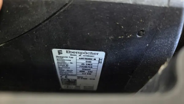 Seisontalämmitin MAN TGx TGS Eberspacher Webasto Airtonic D4S 81619006410 image 3