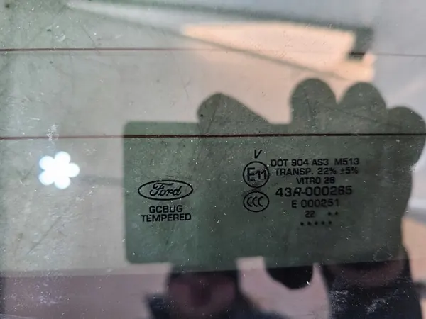 Ford F250 19-22 Beheizte Hintere Schiebescheibe OEM F250SzybaTyl image 7