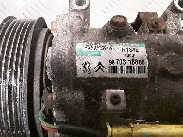 Compresseur A/C Citroen C3 1.6 VTi 2010 OEM 9670318880 image 3